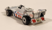1980 Kenner Fast 111's Formula 1 Indy Race Car #63 Good Year White Die Cast Toy Car Vehicle