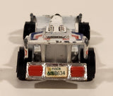 1980 Kenner Fast 111's Formula 1 Indy Race Car #63 Good Year White Die Cast Toy Car Vehicle