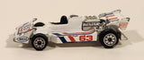 1980 Kenner Fast 111's Formula 1 Indy Race Car #63 Good Year White Die Cast Toy Car Vehicle