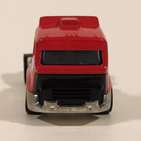 2015 Hot Wheels City Rigs Highway Blast Semi Truck #24 Red Die Cast Toy Car Vehicle