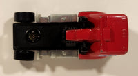 2015 Hot Wheels City Rigs Highway Blast Semi Truck #24 Red Die Cast Toy Car Vehicle