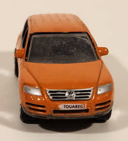 RealToy Volkswagen Touareg Orange 1/61 Scale Die Cast Toy Car Vehicle