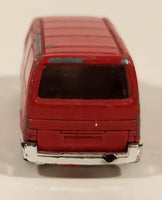 Welly No. 9591 Fire Dept Emergency Service Volkswagen T4 Van Red 1/64 Scale Die Cast Toy Car Vehicle