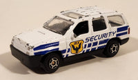 Motor Max No. 6072 Jeep Grand Cherokee MX Security White 1/64 Scale Die Cast Toy Car Vehicle