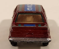 Yatming No. 1029 BMW 320i Dark Red M-Power Blue #320 Turbo Rally Die Cast Toy Car Vehicle