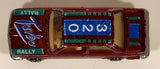 Yatming No. 1029 BMW 320i Dark Red M-Power Blue #320 Turbo Rally Die Cast Toy Car Vehicle