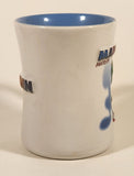 2002 Six Flags Warner Bros. Looney Tunes Marvin The Martian 4 1/2" Tall Embossed Ceramic Coffee Mug Cup