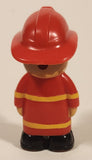 Boley Lights and Sound Fire Truck Fireman 2 5/8" Tall Plastic Toy Figure