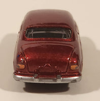 MotorMax Super Wheels No. 6075 1949 Mercury Coupe Metallic Dark Red Die Cast Toy Car Vehicle