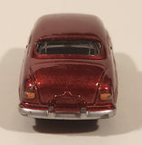 MotorMax Super Wheels No. 6075 1949 Mercury Coupe Metallic Dark Red Die Cast Toy Car Vehicle