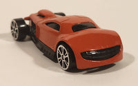 Motor Max No. W6201 W6202 Orange Die Cast Toy Car Vehicle