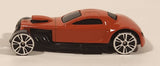 Motor Max No. W6201 W6202 Orange Die Cast Toy Car Vehicle
