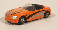 MotorMax No. 6068 Convertible Bright Orange Die Cast Toy Sports Car Vehicle