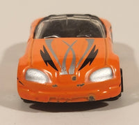 MotorMax No. 6068 Convertible Bright Orange Die Cast Toy Sports Car Vehicle
