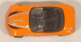 MotorMax No. 6068 Convertible Bright Orange Die Cast Toy Sports Car Vehicle