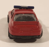 Motor Max Fire Department Chief Red w/ Blue Lights No. 6071 Die Cast Toy Car Emergency Rescue Vehicle