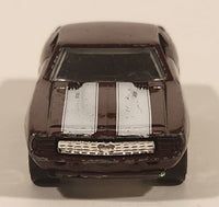 2011 Hot Wheels Street Beasts '69 Camaro Metallic Burgundy Die Cast Toy Muscle Car Vehicle