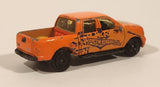 MotorMax No. 6043 Ford F-150 4x4 Truck Powerful Bright Orange Die Cast Toy Car Vehicle