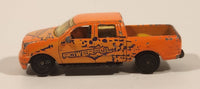 MotorMax No. 6043 Ford F-150 4x4 Truck Powerful Bright Orange Die Cast Toy Car Vehicle