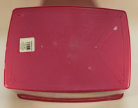 Disney Princesses Snow White Cinderella Bella Aurora Pink Plastic Storage Tote Container