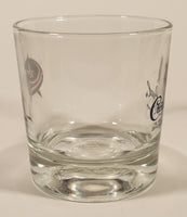 Rare Limited Release Crown Royal "NHL Rocks" Columbus Blue Jackets Hockey Team Clear Glass Whisky Cup