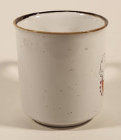 Rare Vintage I Love West Edmonton Mall Canada Hearts Rainbow and Cloud Themed Stoneware Coffee Mug Cup