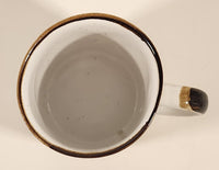 Rare Vintage I Love West Edmonton Mall Canada Hearts Rainbow and Cloud Themed Stoneware Coffee Mug Cup