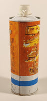 Vintage 1973 Amway Silicone Glaze Auto Polish Detergent Metal Can Near Full