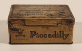 Vintage Imperial Tobacco Co of Canada Montreal Piccadilly London Smoking Mixture Hinged Tin Metal Container