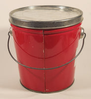 Vintage Burns & Co. Limited Calgary Canada Burns Pure Lard 3 Lbs Red Tin Metal Pail