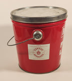 Vintage Burns & Co. Limited Calgary Canada Burns Pure Lard 3 Lbs Red Tin Metal Pail