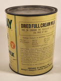 Rare Vintage Nestle Products Limited Nassau Bahamas Nespray Full Cream Powdered Milk Enriched With Vitamins A and D 2 1/2 Lb Tin Metal Can
