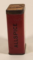 Vintage Commercial Importing Co. Seattle Tacoma Portland Hollywood Brand Spices Allspice Tin Metal Container Near Full