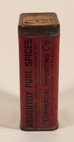 Vintage Commercial Importing Co. Seattle Tacoma Portland Hollywood Brand Spices Allspice Tin Metal Container Near Full