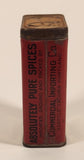 Vintage Commercial Importing Co. Seattle Tacoma Portland Hollywood Brand Spices Allspice Tin Metal Container Near Full