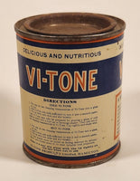 Rare Antique 1930s Vi-Tone A Nourishing Food Beverage Delicious And Nutritious Metal Can Hamilton Ontario
