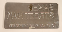 2014 Baker Street NW1 City of Westminster Embossed Aluminum Metal Street Sign