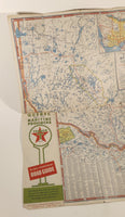 Vintage 1951 Texaco Quebec And The Maritime Provinces McColl-Frontenac Road Guide Map