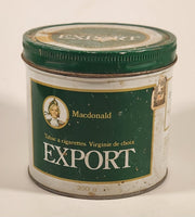 Vintage Late 1970s MacDonald Export Finest Virginia Cigarette Tobacco Tin Can