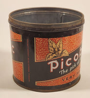 Vintage Picobac The pick of Tobacco Very Mild 4 1/4" Tall Metal Can No Lid