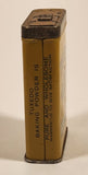 Vintage Tuxedo Pure Celery Seed Yellow 3 1/4" Tall Tin Metal Spice Container