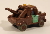 Disney Pixar Cars Tow Mater Brown Tow Truck Hard Rubber Toy Car Vehicle