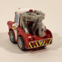 Disney Pixar Cars Tow Mater Tow Truck Fire Dept Red and White Die Cast Toy Car Vehicle M1897
