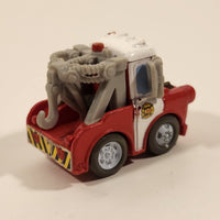 Disney Pixar Cars Tow Mater Tow Truck Fire Dept Red and White Die Cast Toy Car Vehicle M1897