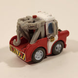 Disney Pixar Cars Tow Mater Tow Truck Fire Dept Red and White Die Cast Toy Car Vehicle M1897