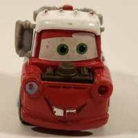 Disney Pixar Cars Tow Mater Tow Truck Fire Dept Red and White Die Cast Toy Car Vehicle M1897