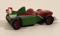 Disney Pixar Cars Francesco Beanoulli #1 Red Green White PVC Hard Rubber Toy Race Car Vehicle