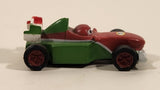 Disney Pixar Cars Francesco Beanoulli #1 Red Green White PVC Hard Rubber Toy Race Car Vehicle