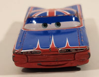 Disney Pixar Cars Chevrolet Impala Union Jack Ramone British Flag Blue Red White Die Cast Toy Car Vehicle J7561