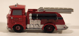 Disney Pixar Cars Radiator Springs Ladder Fire Truck Red 4 1/2" Die Cast Toy Car Vehicle